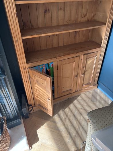 Wooden bookcase