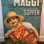 Rare large  Maggis Suppen metal sign Image 2
