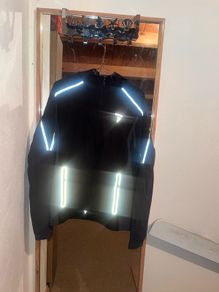 Black and grey Grid tracksuit