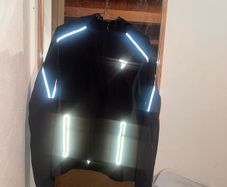 Black and grey Grid tracksuit