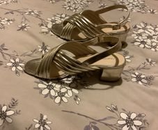 Gold Sandals size 7 (40)
