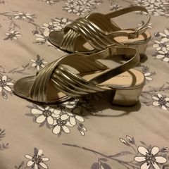 Gold Sandals size 7 (40)