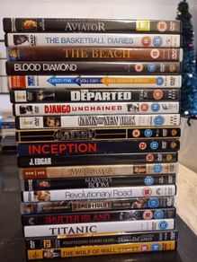 Leonardo Dicaprio Dvd Collection Wolf of Wall Street Inception Titanic etc