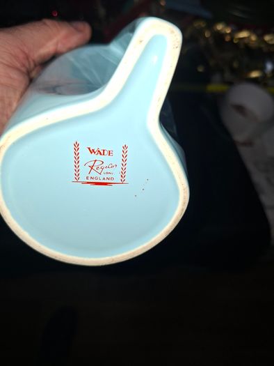 Vintage 1960's Johnnie Walker Duck Egg Blue Wade Water Jug. Postage Available or Collection
