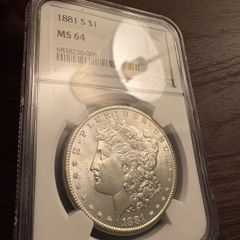 USA 1881 S Morgan Dollar MS64