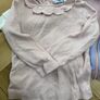 Baby girl casual outfit floral jeans, rose pink top and Benetton hoody 12-18 months Image 6