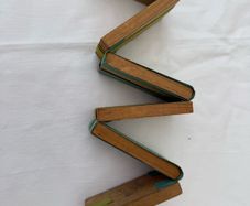 Vintage Jacob's ladder - wooden. Good condition