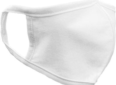 5 Reusable Washable Cotton Face Masks Face Mask Face Coverings Available in White ONLY 2 SETS LEFT