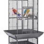 63-Inch Wrought Iron Bird Cage with Rolling Stand :AVAILABLE FOR PICK UP Image 6