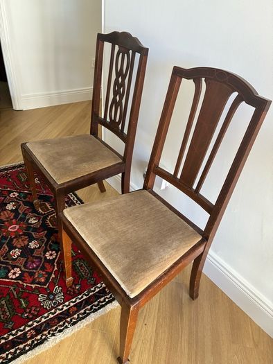 2 Mahogany Chairs
