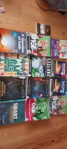 Junior cycle books and Apron for sale