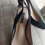 Black suede sling backs euro 38 Autograph, M & S Image 4