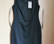 BNWT - Coast Alsa v neck black dress UK 10