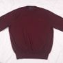 Polo Ralph Lauren Burgundy Wine Red Merino Wool Crewneck Jumper Size XL Image 6