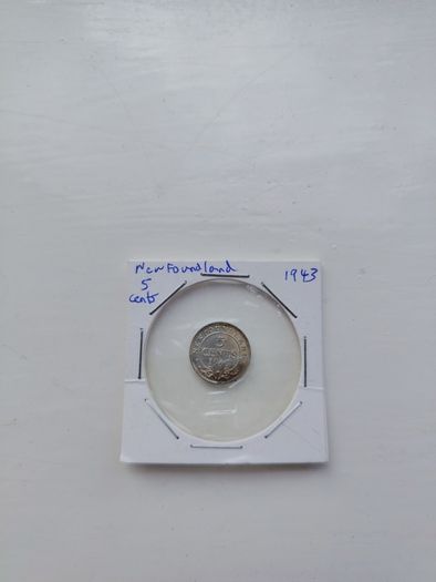 Newfoundland 5 cents 1943