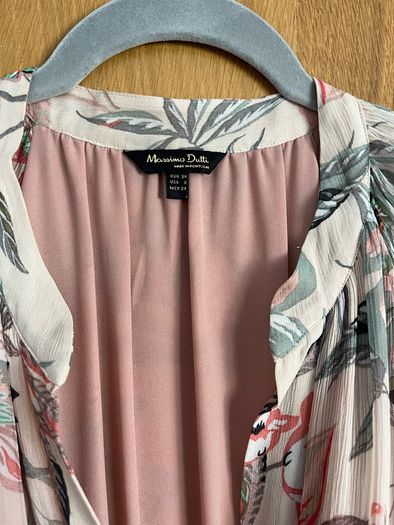 Massimo Dutti silk dress size 34/ XS like a new