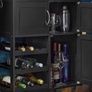 Serving Trolley Cabinet  black or white  FREE DELIVERY Image 3