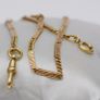 Vintage Gold Watch pendent Chain Image 4