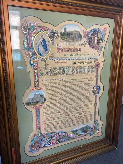 Illuminated Address Petition to Archbishop of Dublin by Alice O'Carolan