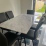 1 year  old dinning table with 6 chairs Image 2