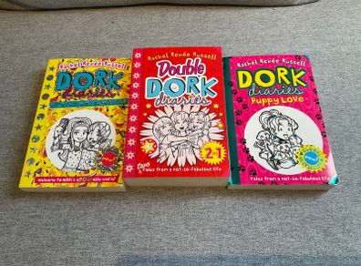 Book bundle Dork Diaries collection x 4 Rachel Renee Russell