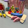 Children's Wooden Heart Circus Playset Image 3