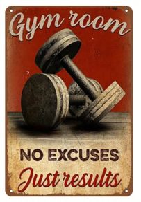 Gym Room : Metal Sign