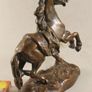 Antique bronzed horse statue Image 2