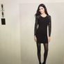Parker Black Lace Dress Image 3