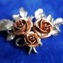Vintage  Rose  Brooch Image 5