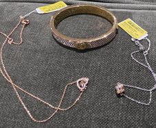 Michael Kors 3 piece Jewellery 2 Necklaces and Bangle Brand-new