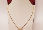 Stunning Diamond Necklace 750 yellow gold /18 Carat