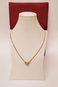 Stunning Diamond Necklace 750 yellow gold /18 Carat