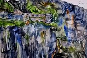 bull rock co cork watercolour