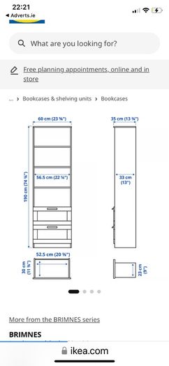 Brimnes bookcase