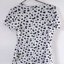 PrettyLittleThing Women's Dalmatian Black and White Tshirt Image 5