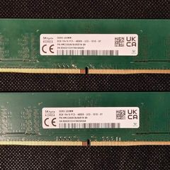 16gb (2x8gb) Ddr5 Udimm Ram 4800mhz Sk Hynix
