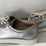 ECCO LEATHER SHOES. Ladies. EU 39 UK 6.   Colour Muted Aluminium Silver. Total comfort. 120 euro new. In very good lightly used condition. Image 7