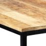 Dining Table 180x90x75 cm Solid Rough Mango Wood Image 4