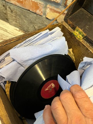 vintage vinyl box