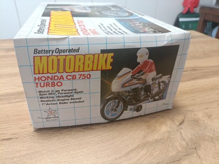 Rare Vintage 1980s BatteryOperated Motorbike Honda CB 750 Turbo