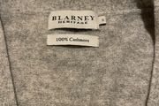Light grey marl cashmere cardigan Size Small