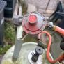 Empty 47kg propane gas cylinder and connection Image 2