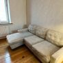 Grey corner sofa couch furniture set Image 4