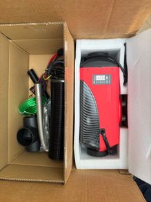 8KW 12V Diesel Parking Heater with LCD Monitor,Air Diesel Heater Parking Heater with Silencer for Truck Boat Car