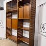 Mid-Century Modern Modular Teak Wall Unit by Ladderax Image 4