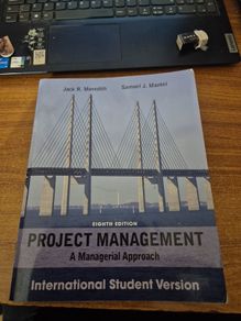 Project Management A Managerial Approach Jack Meredith Samuel Mantel