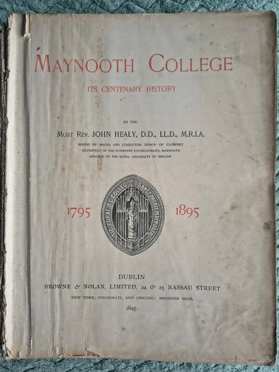 Antique Book - Maynooth College, Its Centenary History 1895