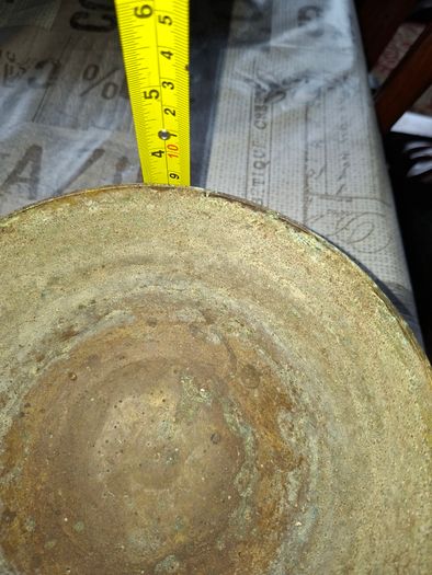 Antique Solid Brass Raised Pedestal, Holy Water Offering Bowl, Postage Available or Collection,