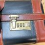 Two-Tone Leather Hard Case Briefcase - Vintage - Combination lock Image 2